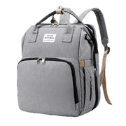 CarryAll 55L capacity diaper bag, fits diapers wipes clothes laptop