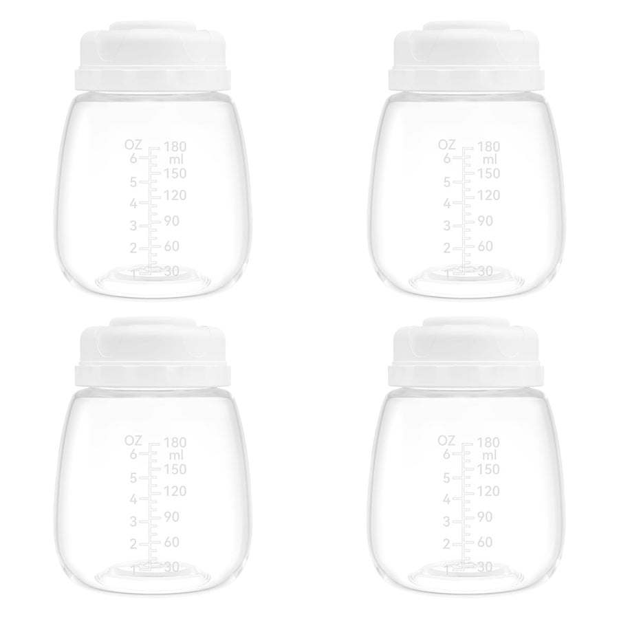 PureKeep breast milk storage bottles sealed cap leak-proof detail