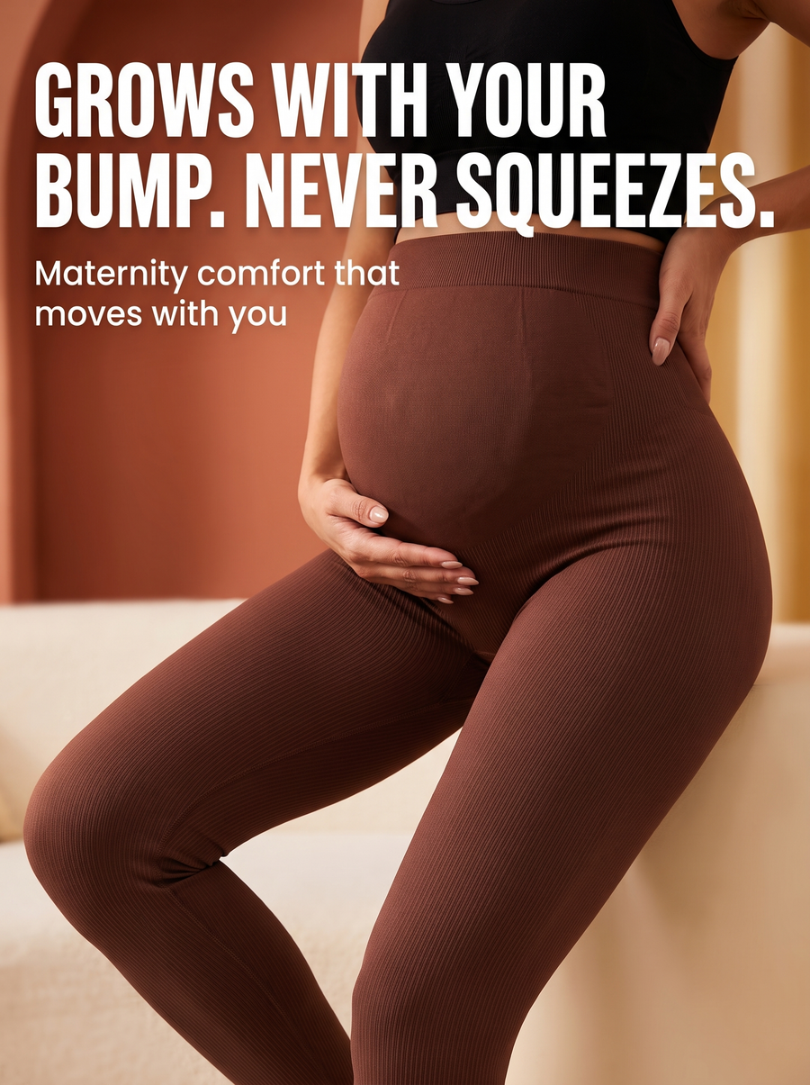 BellyBloom Leggings - marketing ad